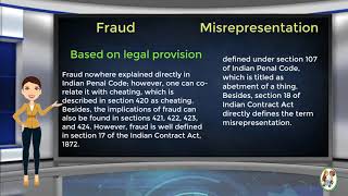 What is Difference Between Fraud amp Misrepresentation [upl. by Adran659]