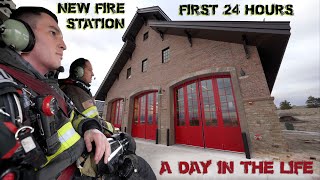 First 24 Hours in a New Fire Station  A Day in the Life [upl. by Alekehs]