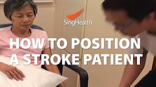 How To Position A Stroke Patient [upl. by Rosana]