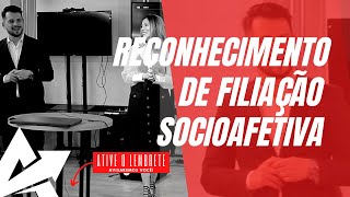 DIREITO DE FAMÍLIA Reconhecimento de filiação socioafetiva [upl. by Aieken]