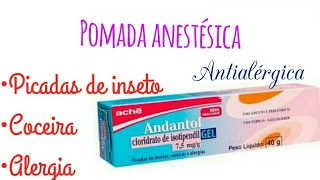 Resenha PomadaAndantol Gel [upl. by Kelda556]